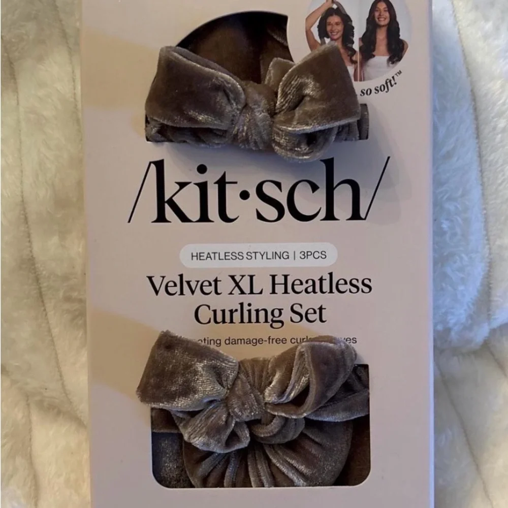 Kitsch Velvet XL Heatless Curling Set - Velvet